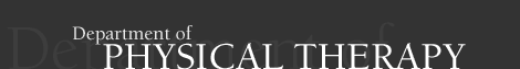 Department of Physical Therapy