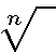 [n root of]