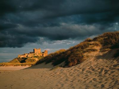 Bamburgh Castle in northern 
England, where I first met my wife.