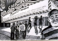 Picasso Visits Chicago Drawing 2
