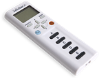 A response device with LCD capabilities for self-paced polling and short answers