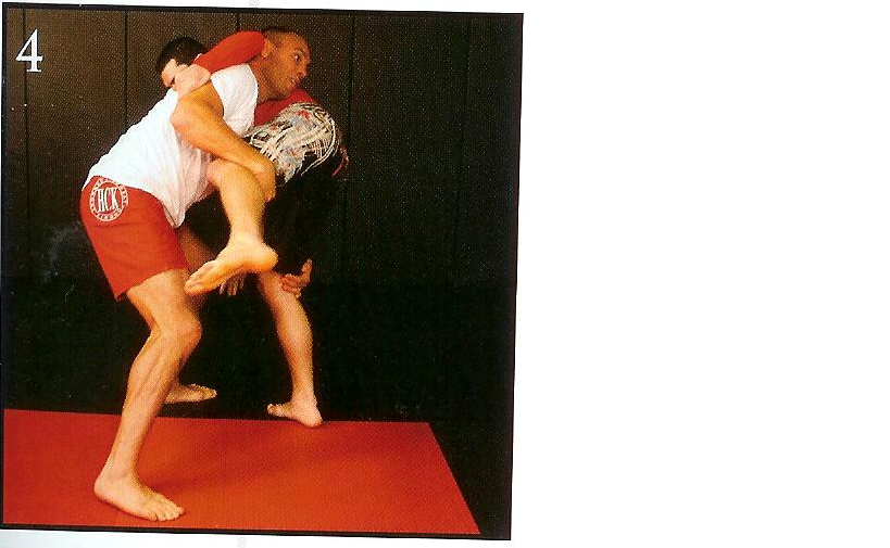 Randy Couture demonstrating the end of the move