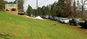 Community lines up to receive assistance