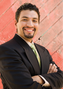 smiling Hispanic man