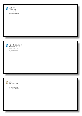 letterhead envelope
