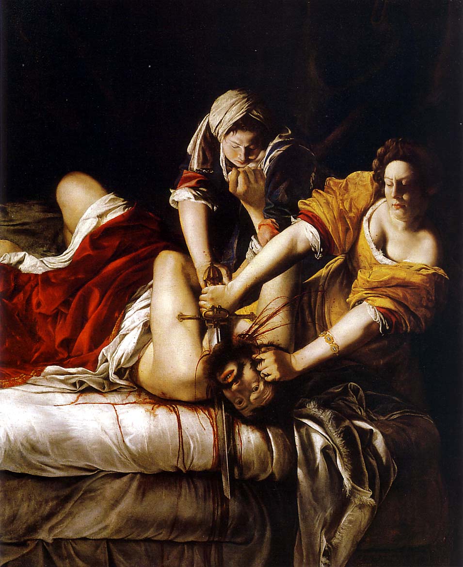 Artemisia Gentileschi, Judith 
Beheading Holophernes