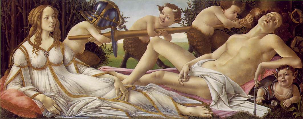 Botticelli, Venus and Mars