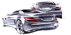 BMW Drawing