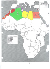 North Africa Map