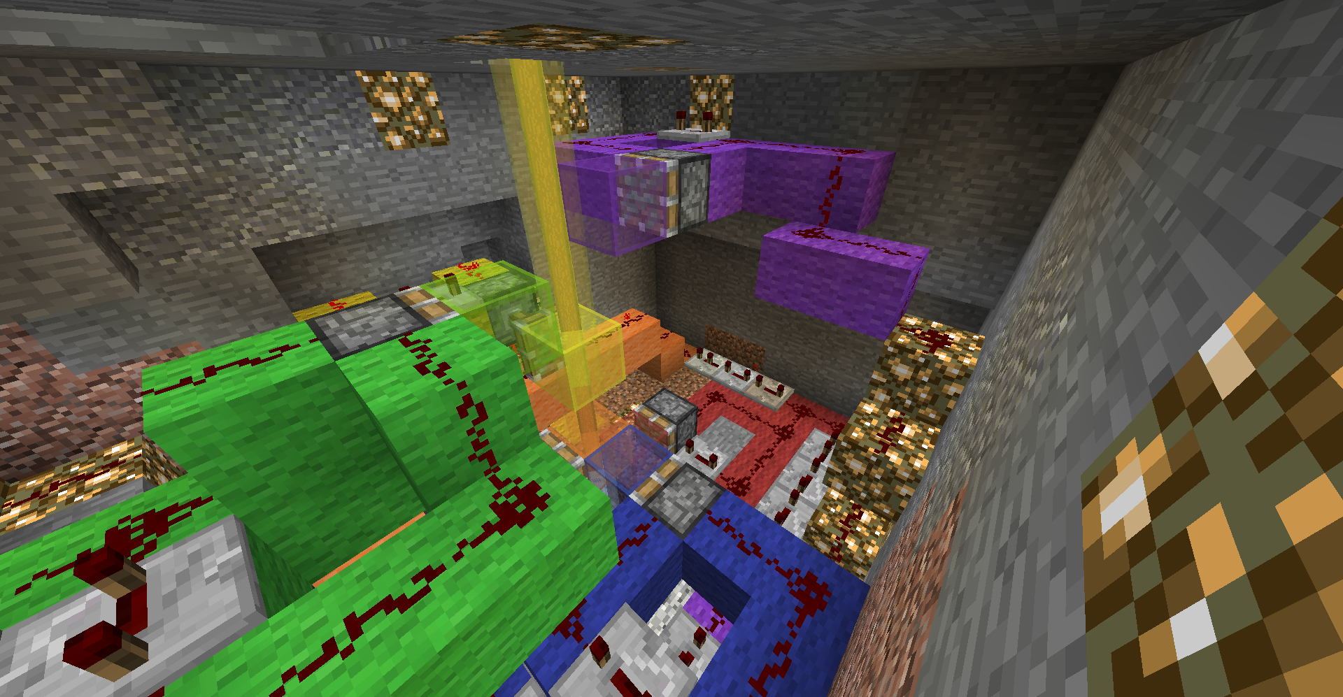 Another view of the beacon circuitry.