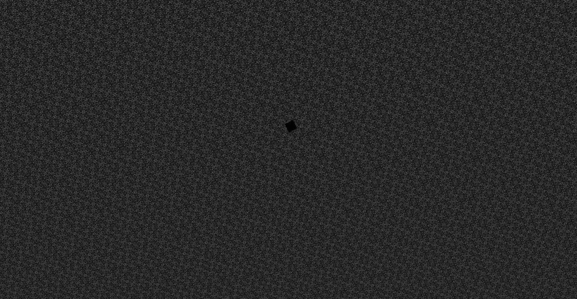 In the void.