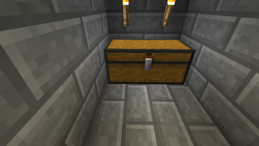 The trapped chest at a closer look.