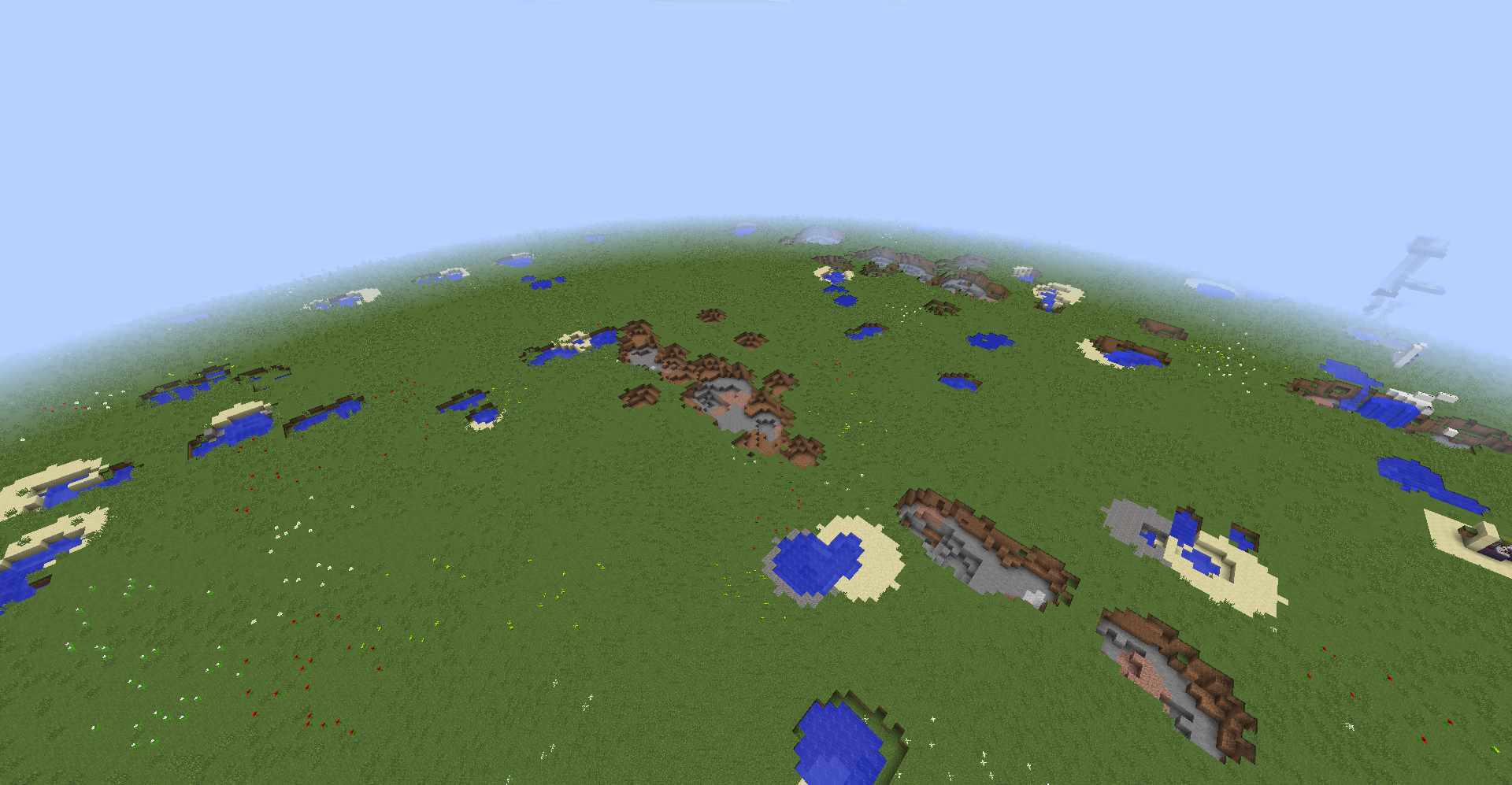 The destruction caused by the cannon.