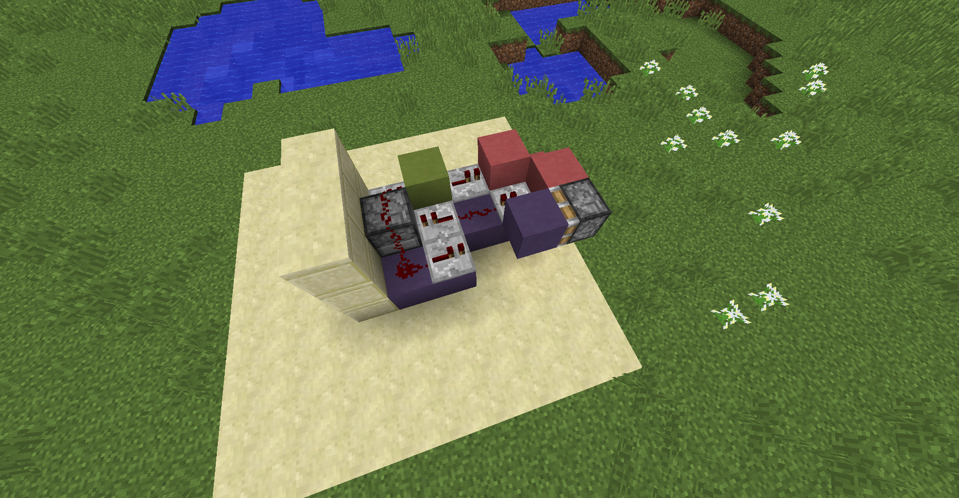 Another view of the compact circuit.