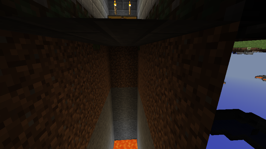 A view of the trap.