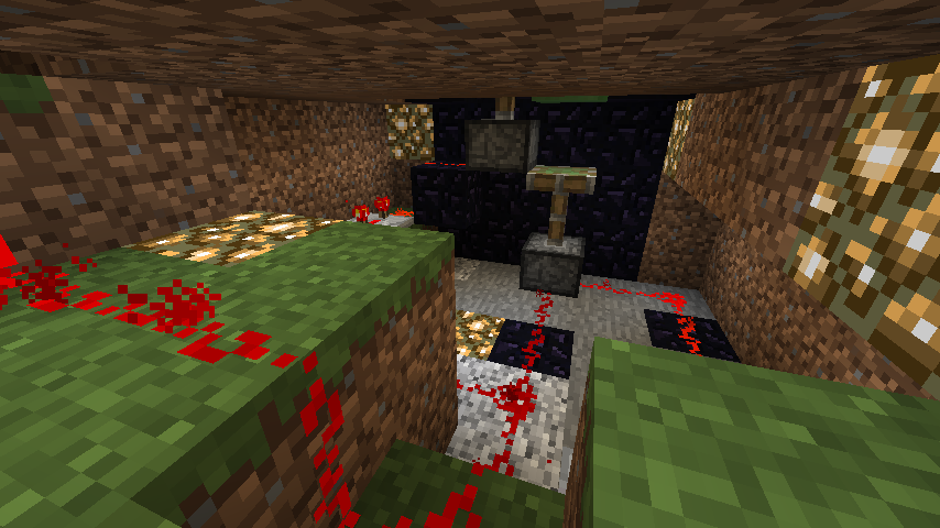 The circuit for the door.