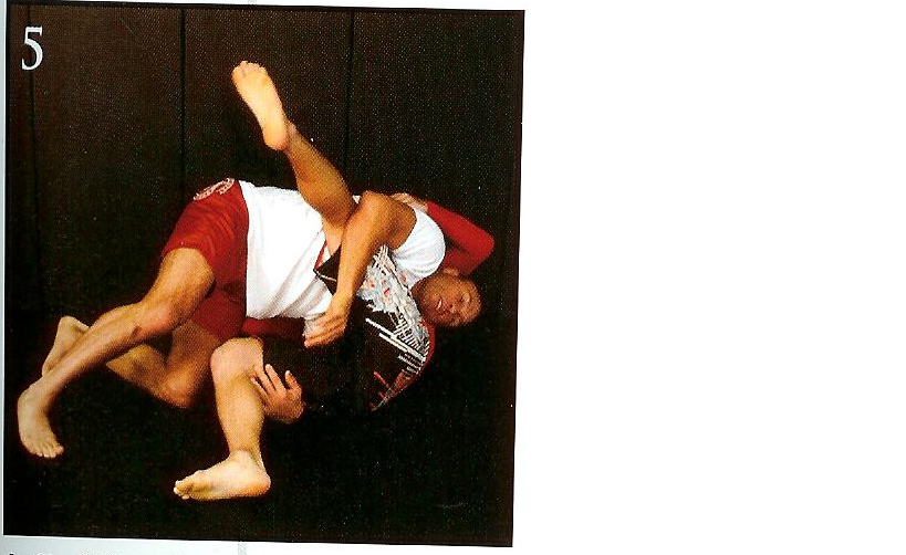 laying on his opponent