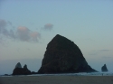 Haystack Rock at Sunrise