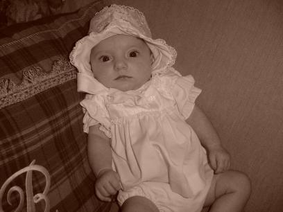 B & W in Lisa's Dress