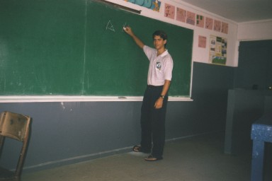 Mr. Wright teaching