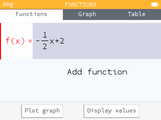 Function tab