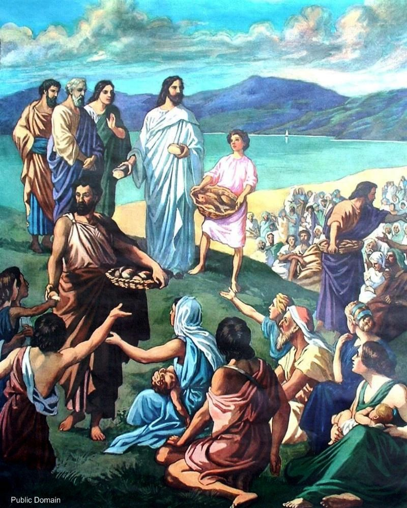 Jesus feeding the 5,000